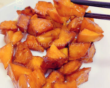 Sweet Potato with Caramelised Sugar