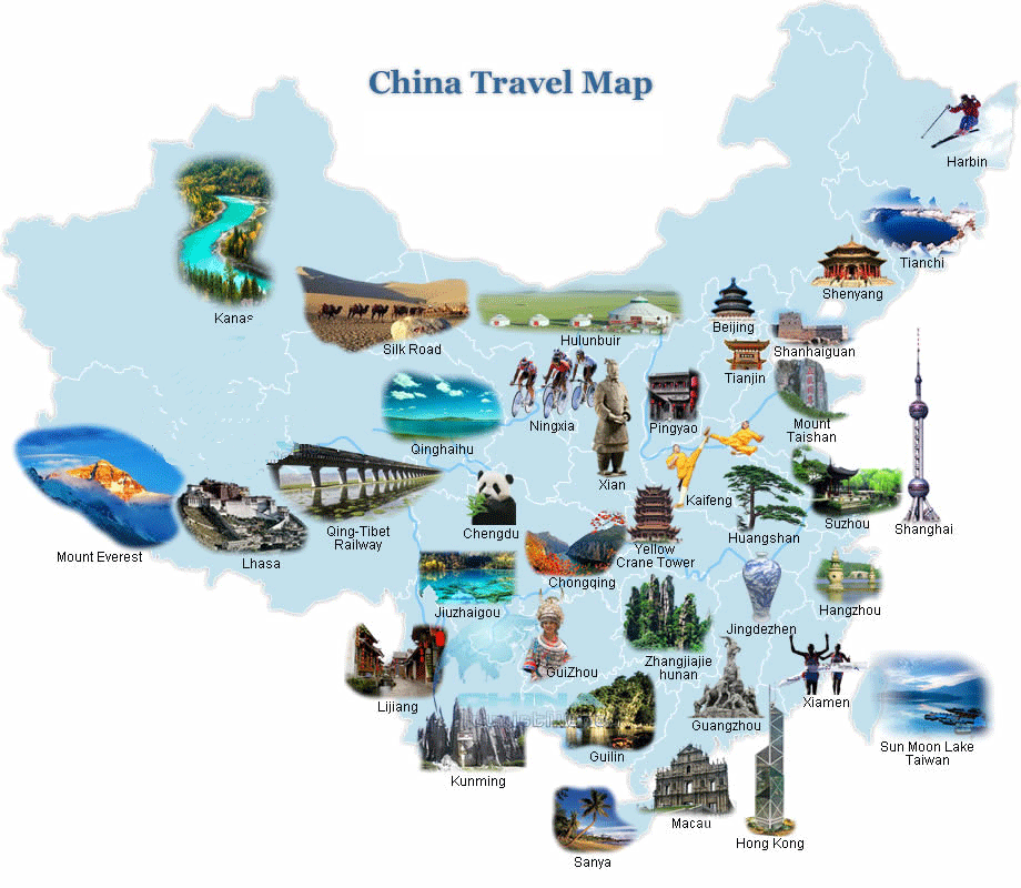 China Travel Map