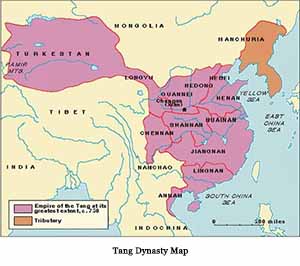 Tang Dynasty Map