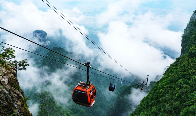 Tianmenshan Cable Car