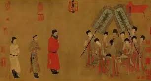 Taizong Receiving Foreign Diplomat