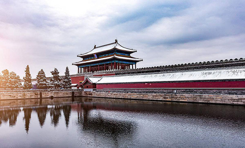 Forbidden City in Snow