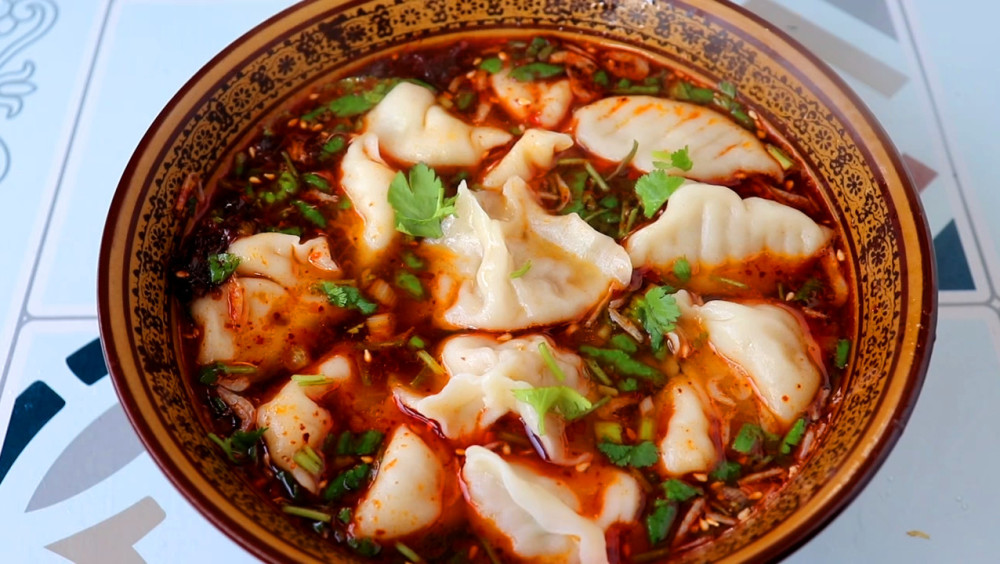 Sour and Spicy Dumplings
