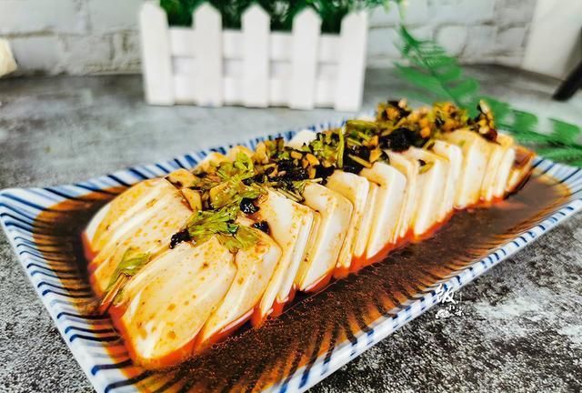 Doufu with Scallions