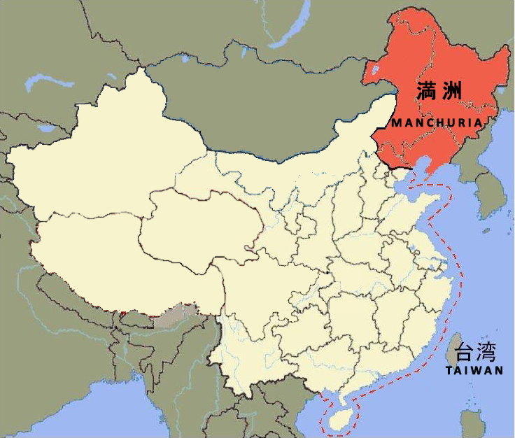 Manchukou Map