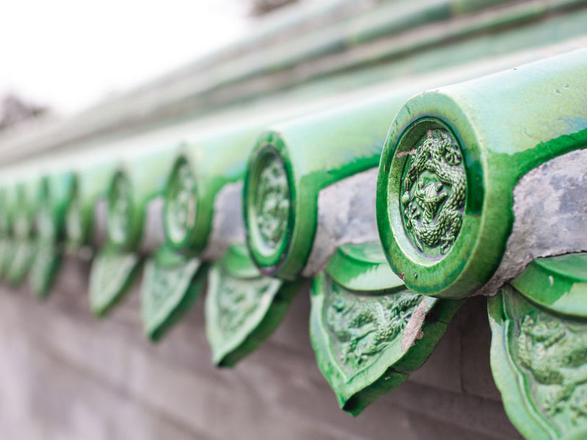 Beautiful Tiles of the Temple of Heaven