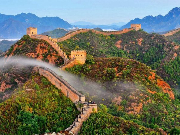 Great Wall in autumn