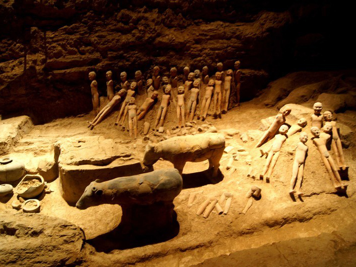 Relics of the museum