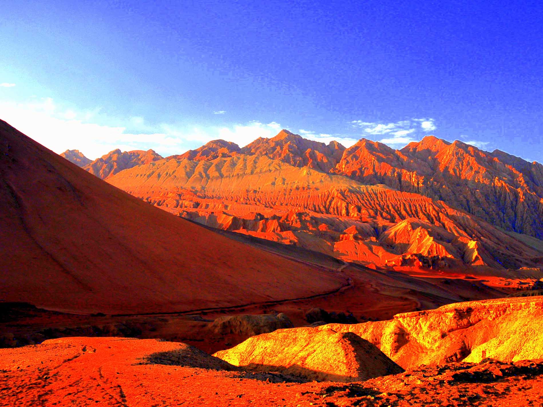 Flaming Mountains