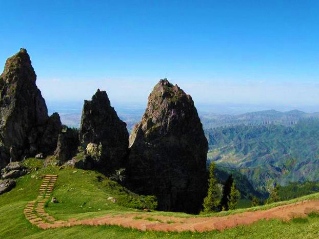 Three Giant Boulders