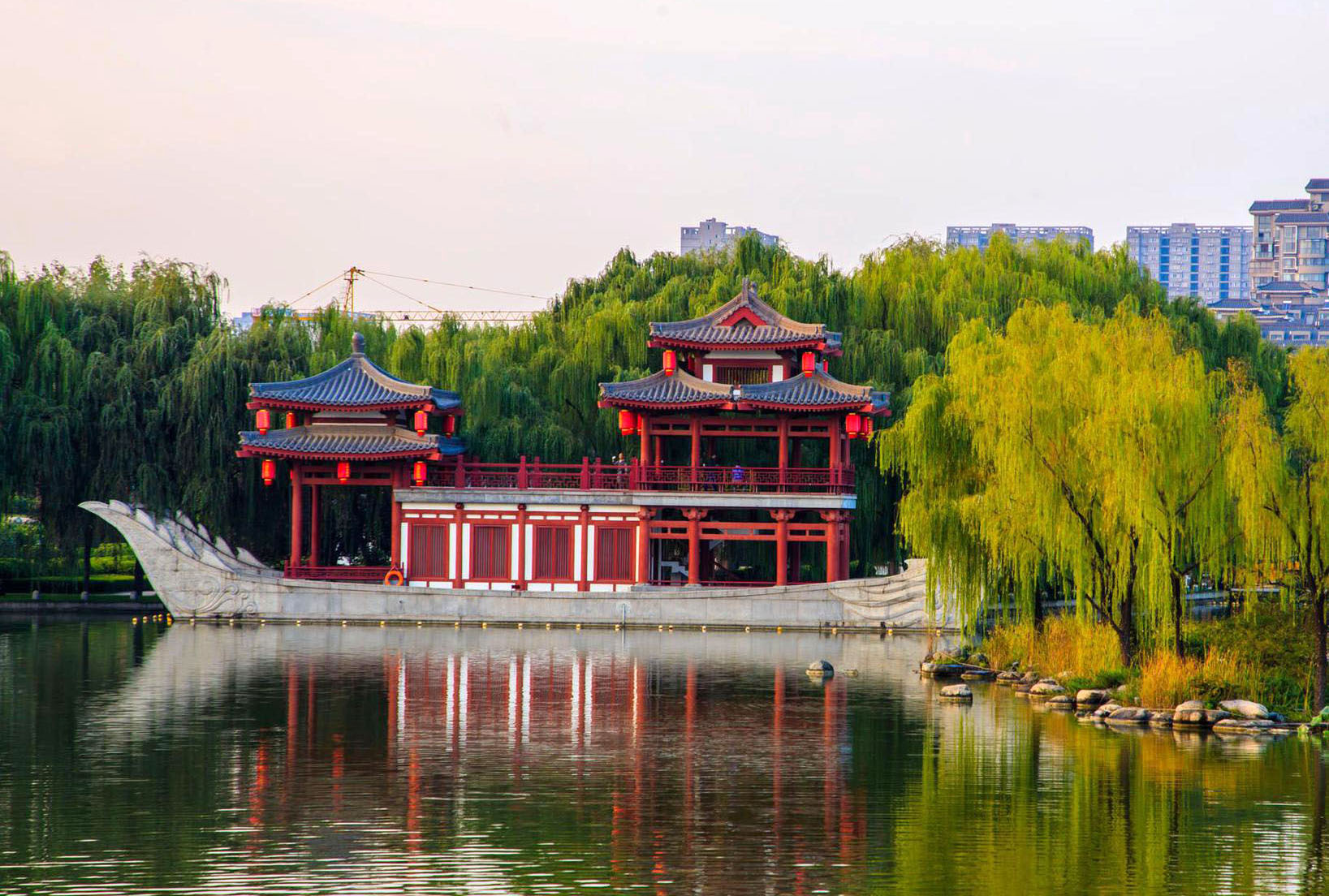 Biking Tour from Qujiang Pool Park to Big Wild Goose Pagoda